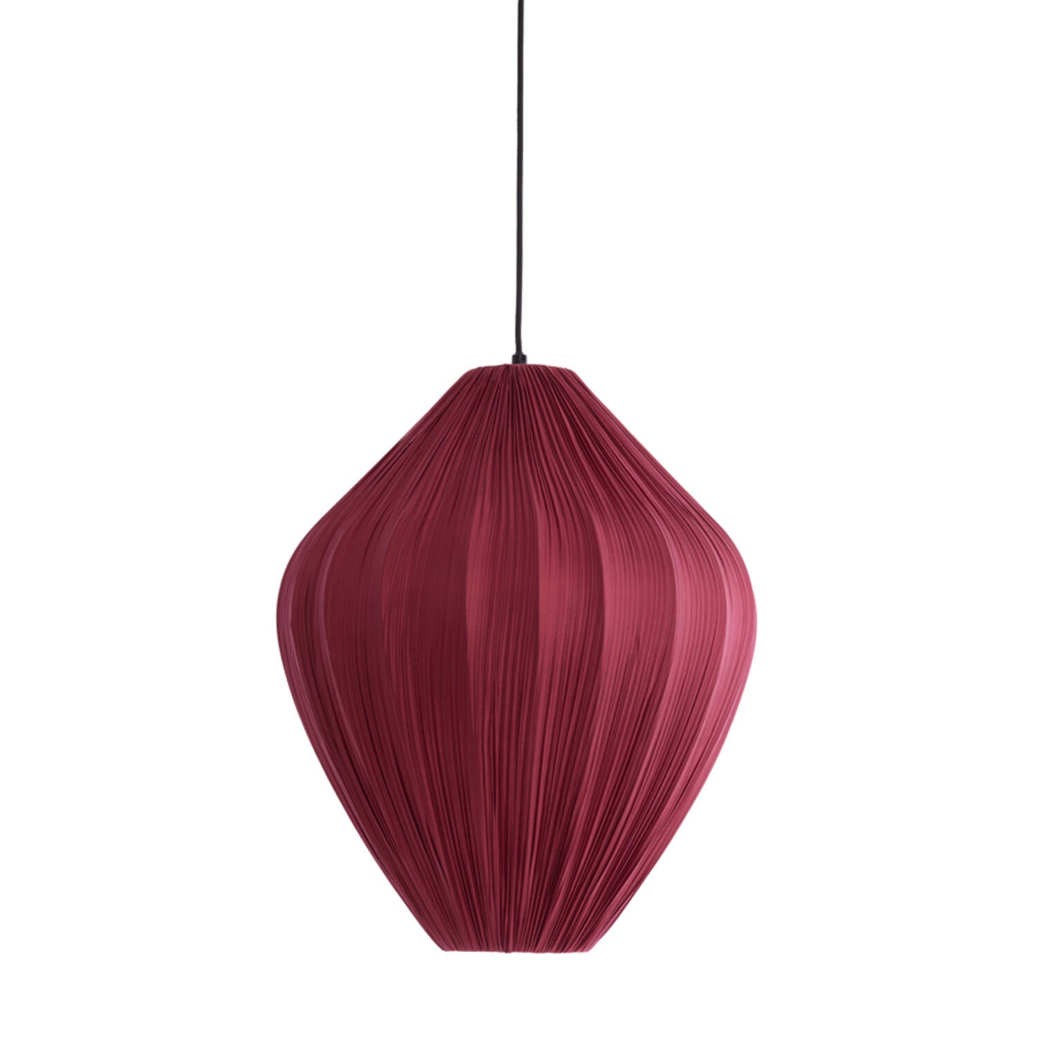 Light & Living - hanglamp - Verita - rood - textiel - Ø 47cm - E27 -