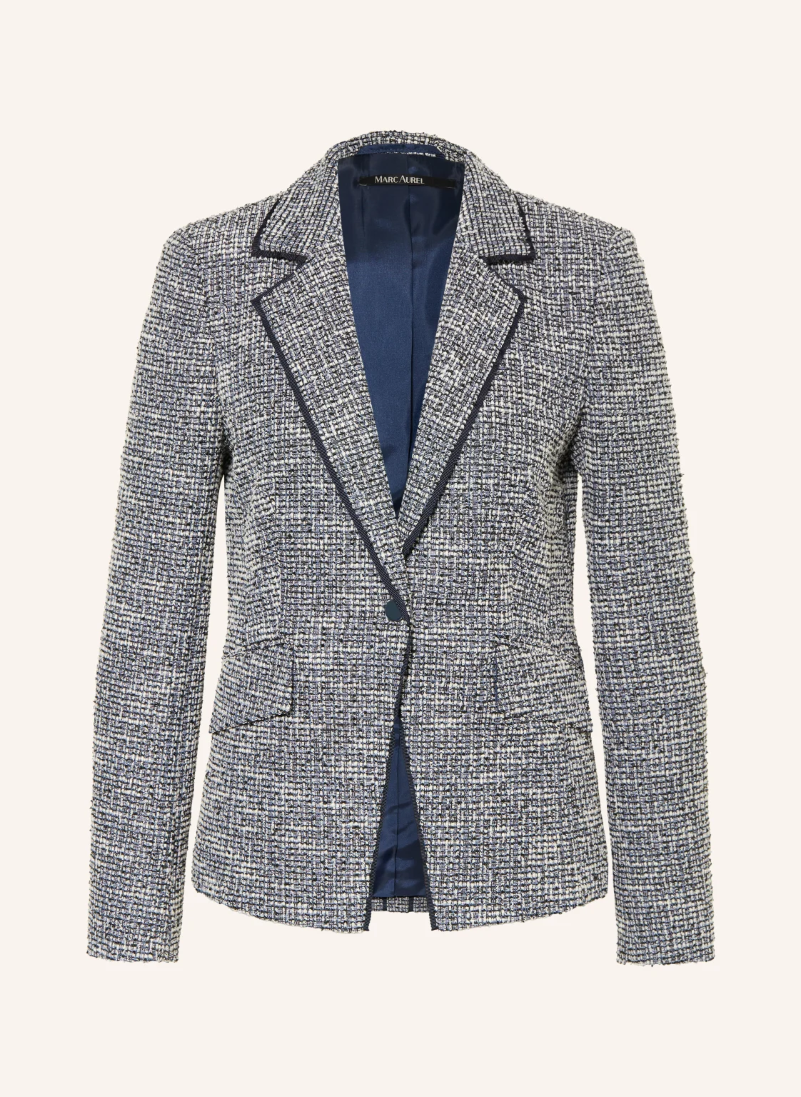 MARC AUREL Bouclé-Blazer mit Glitzergarn