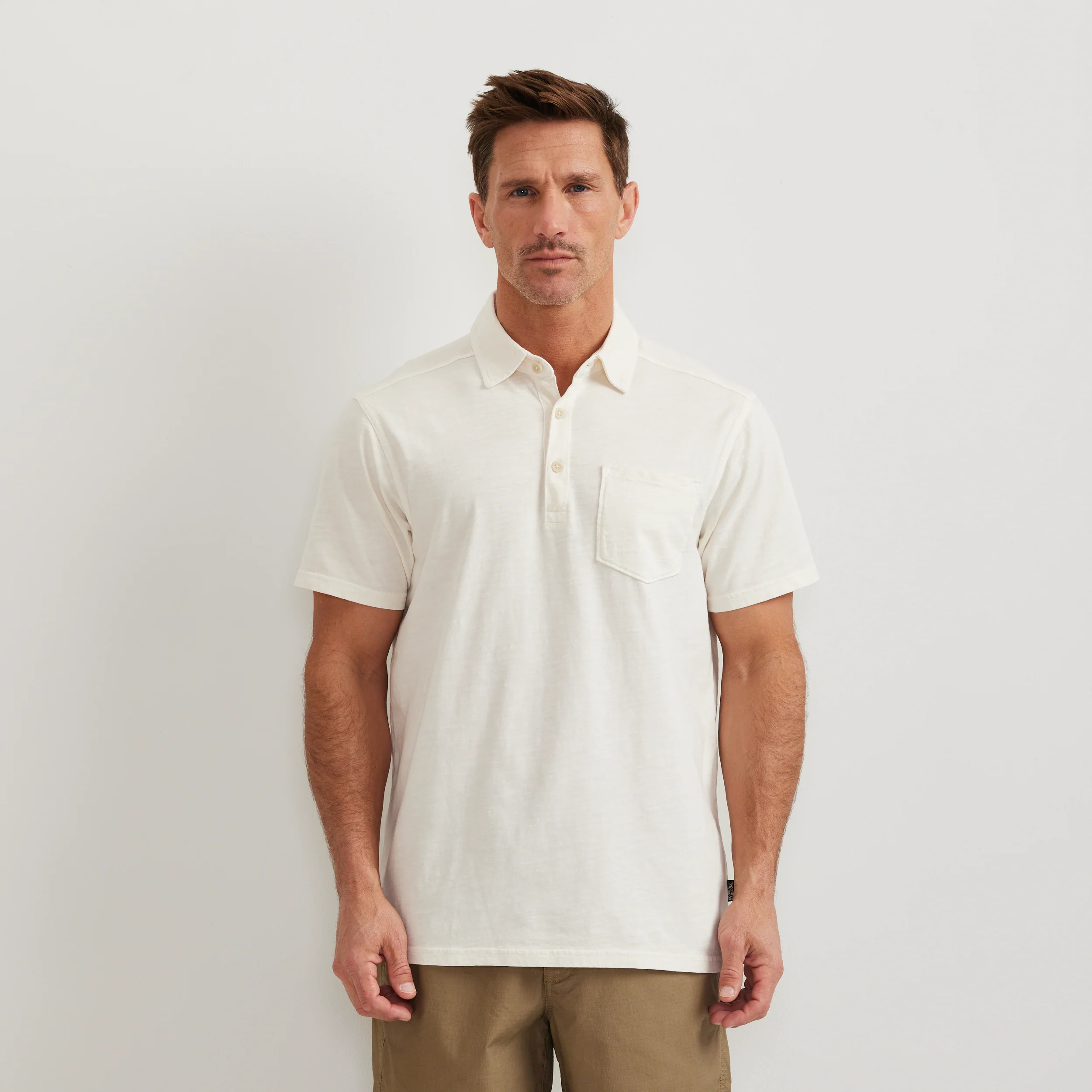 Men's Sunwashed Cotton Pocket Polo
