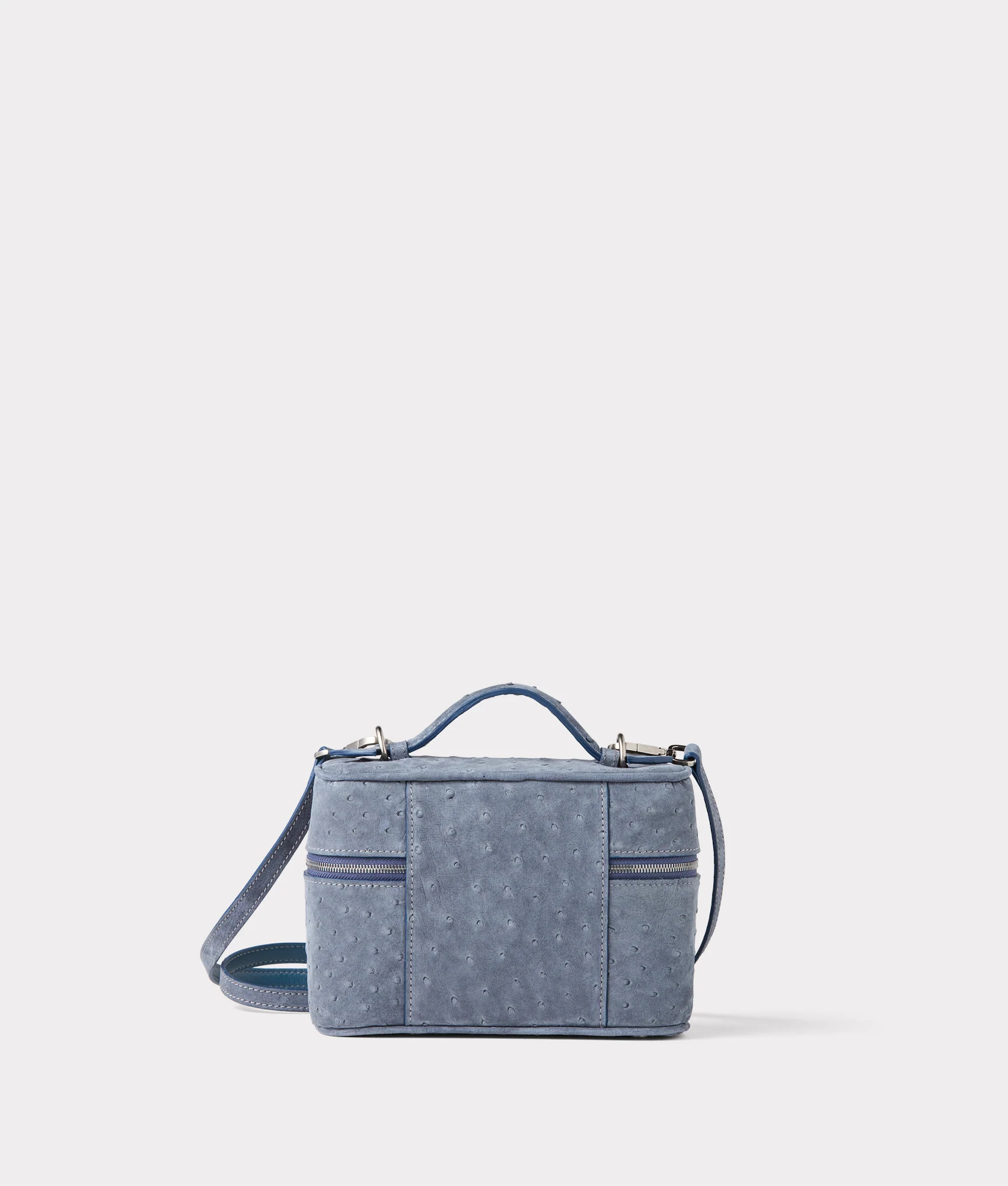 Lauren Exotic Vanity Tote - Storm Blue