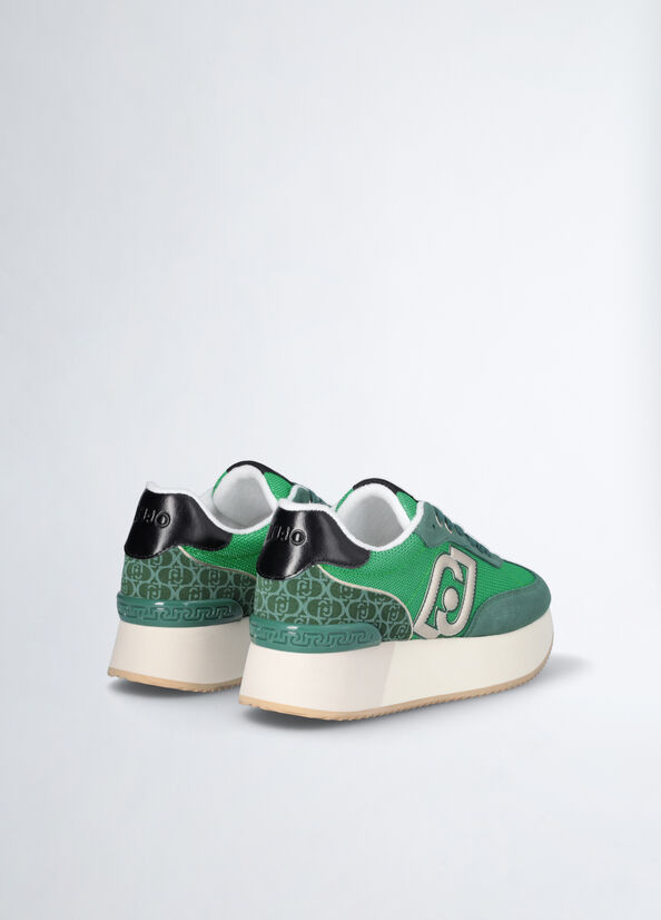 Sneakers monogram e brighty mesh