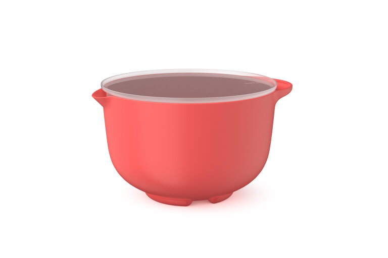 Beslagkom met deksel Chef It 4000 ml - coral