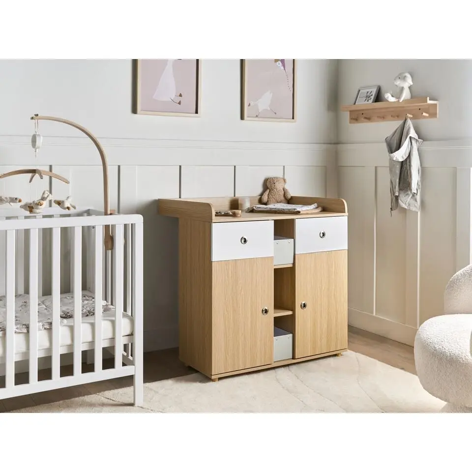 DELISLE - Verzorgingstafel - Lichtbruin - Vezelplaat