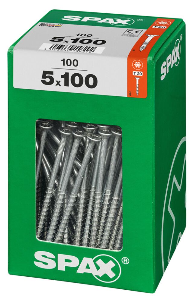 TRESKRUE SPAX TFT 5X100MM 100STK/PK