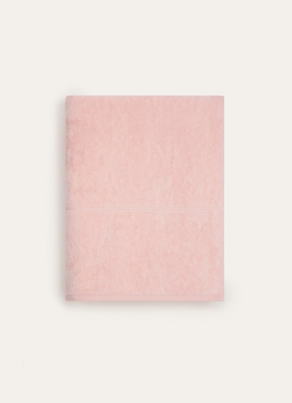 DRAP DE BAIN VELOURS EN COTON BRODERIE 500GR ROSE