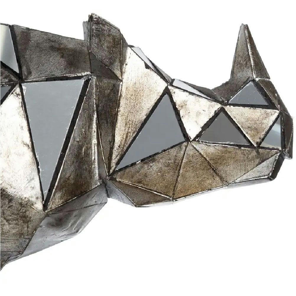 - Statuette rhinocéros en résine