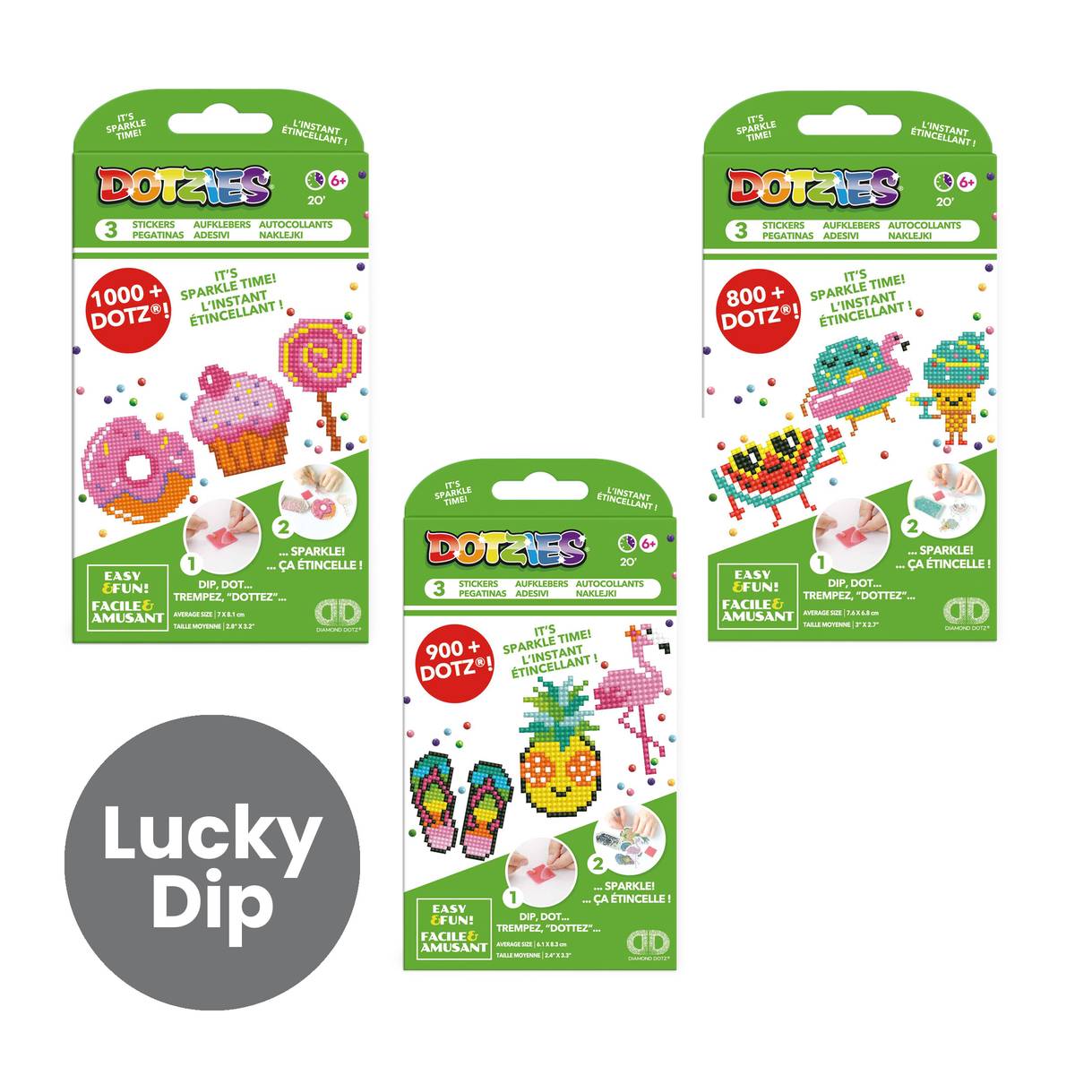 Assorted Dotzies Sticker Kit