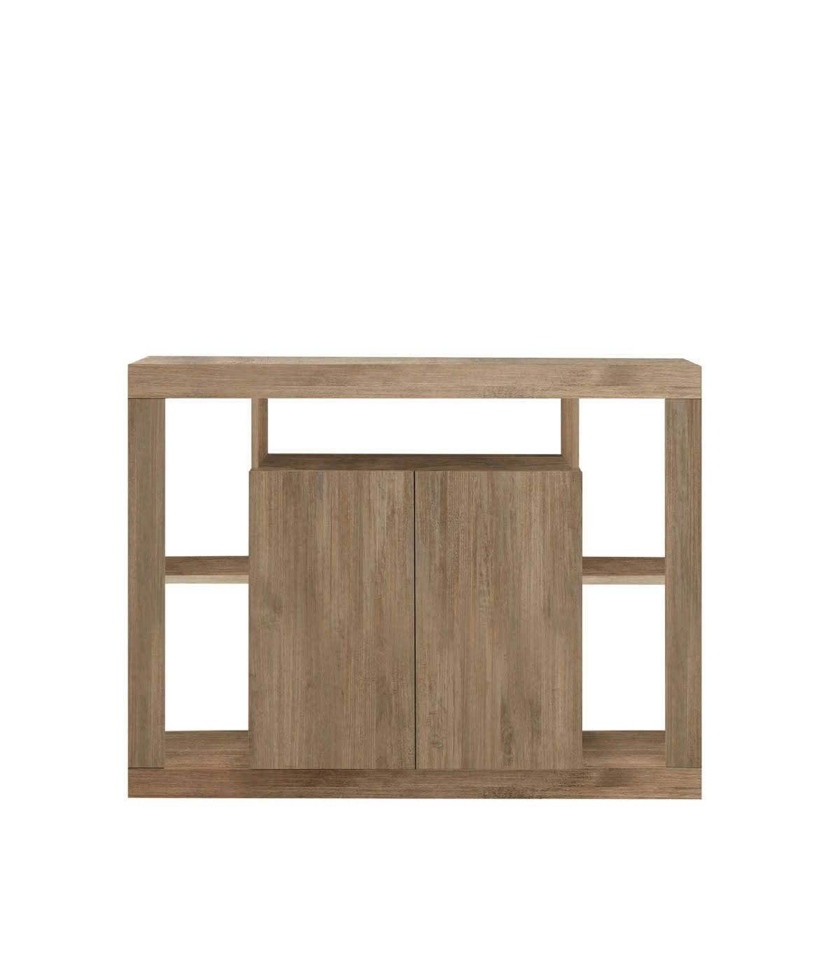 RIMINI - Buffet 2 portes effet bois - L134 cm