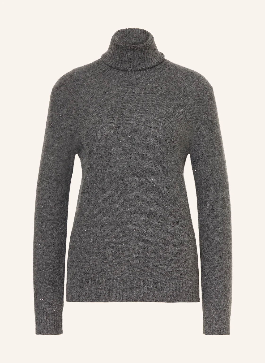 FABIANA FILIPPI Rollkragenpullover mit Pailletten