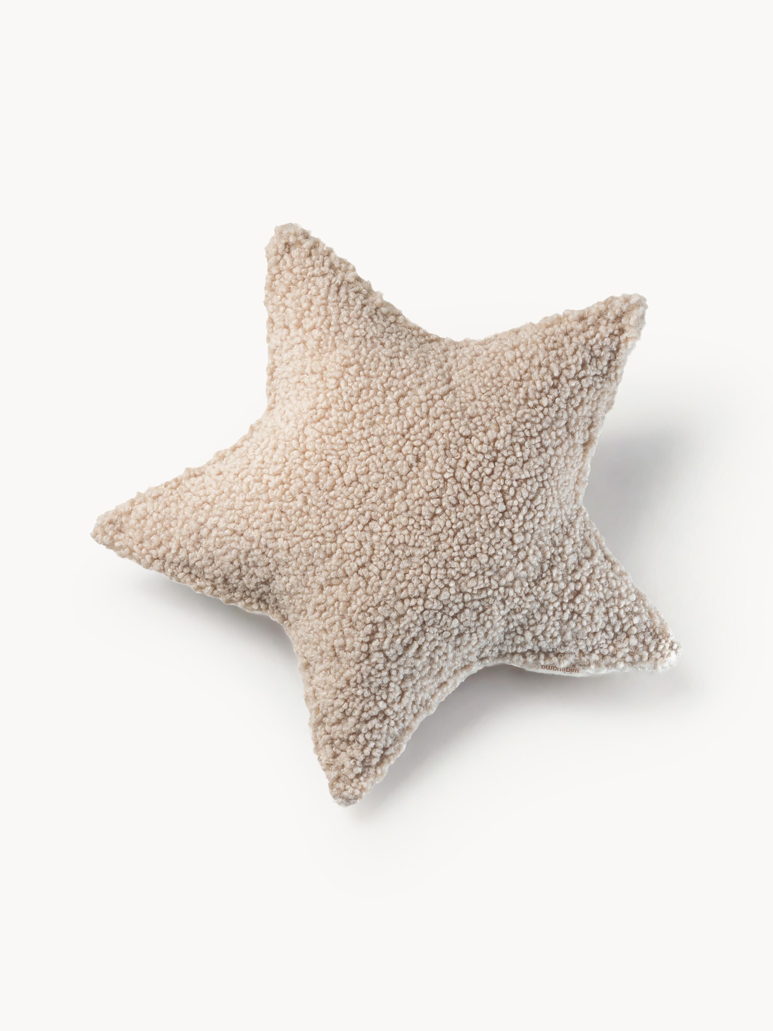 Kinder Teddy-Kuschelkissen Star