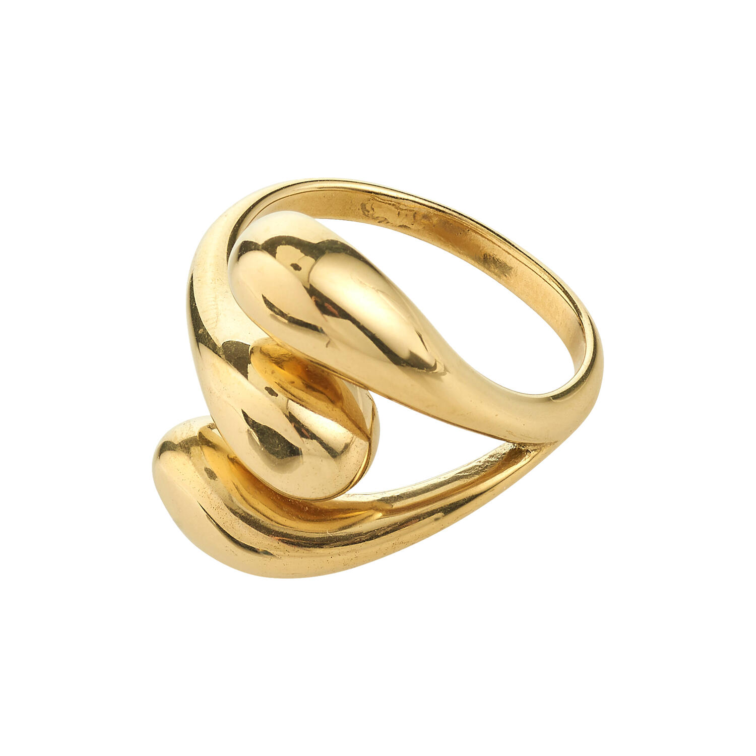 JENNINGS ring, guldbelagt
