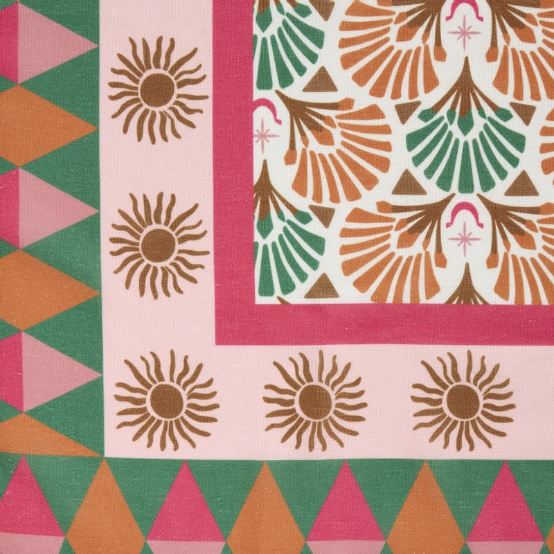 Tafelkleed print - multikleur - 140x240 cm