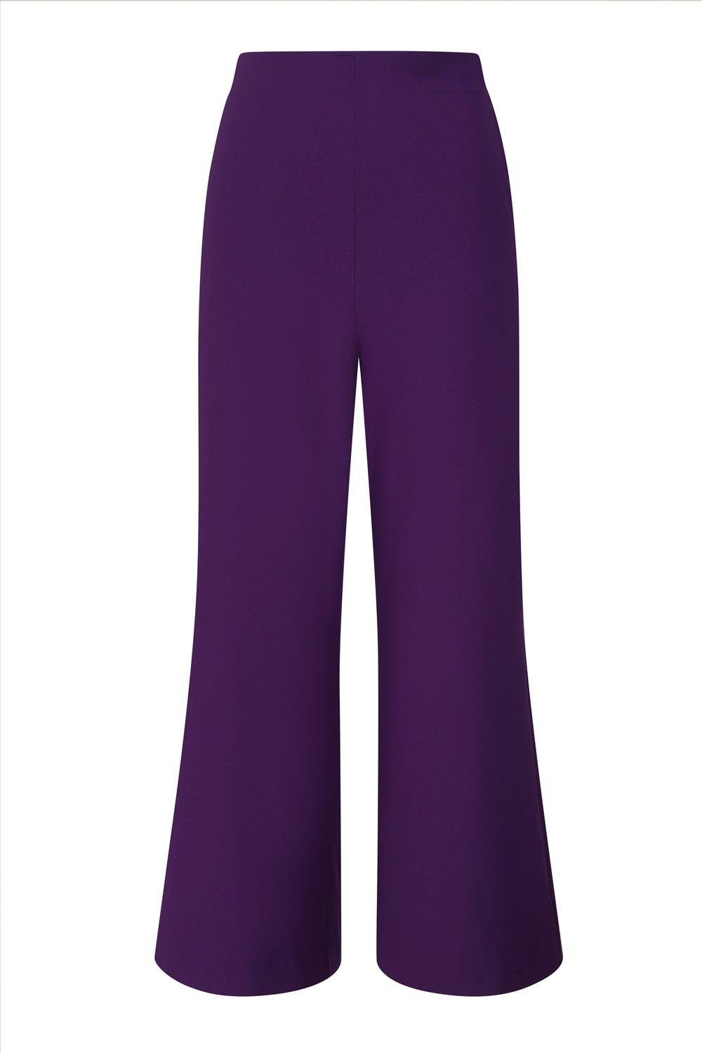 Hot Squash Luxe-Lounge Wideleg Crepe Trouser