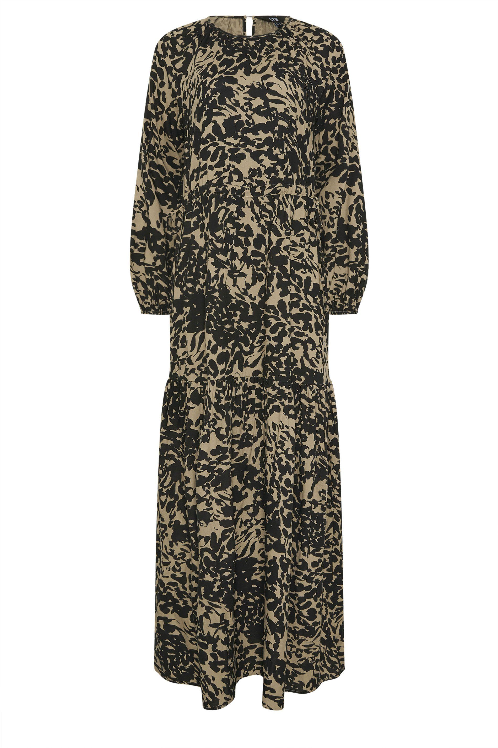 Long Tall Sally Tall Abstract Tie Waist Maxi Dress