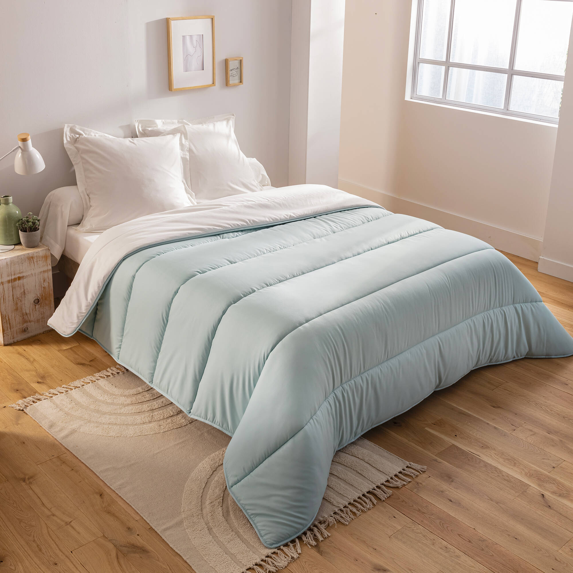 Couette microfibre imprimée Pastel 200g/m²