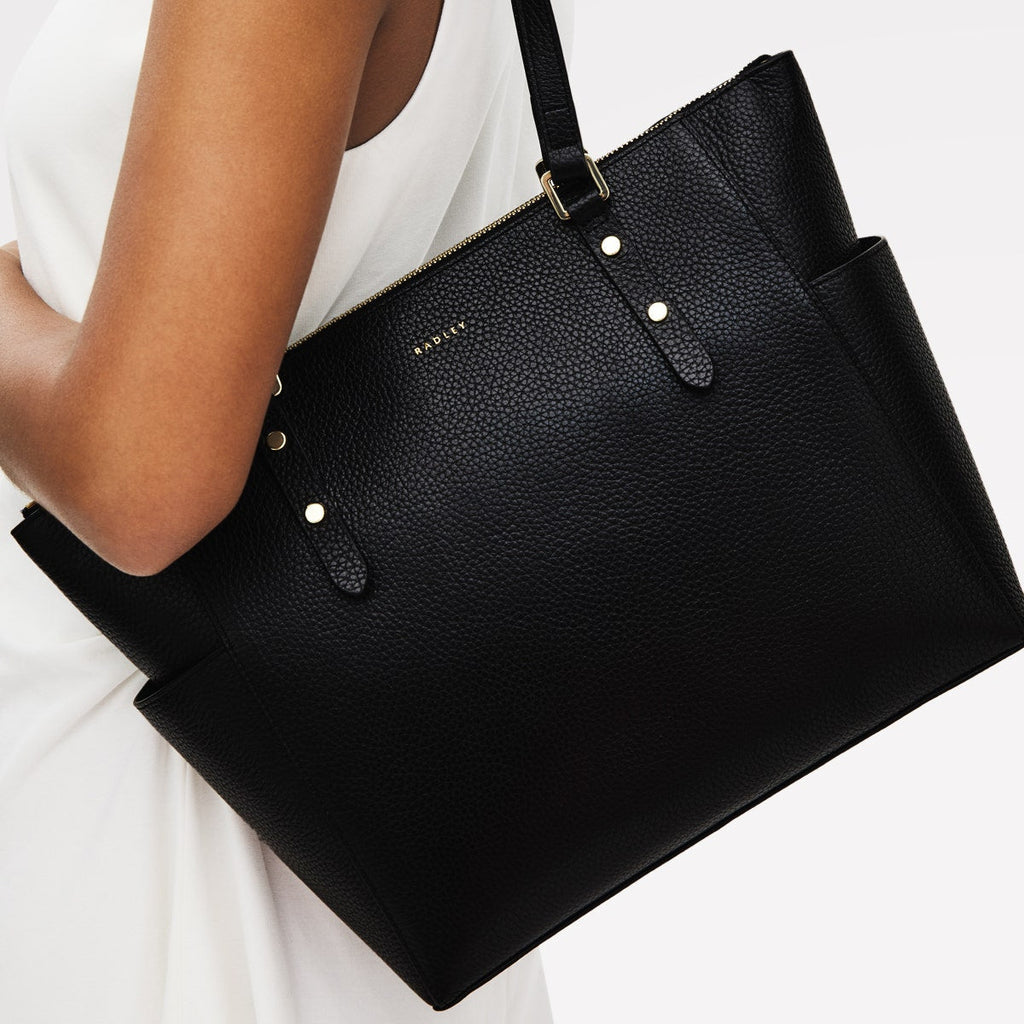 Silk Street - Large Ziptop Shoulder Bag