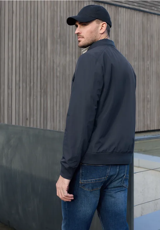 Blouson mit Zipper und Taschen