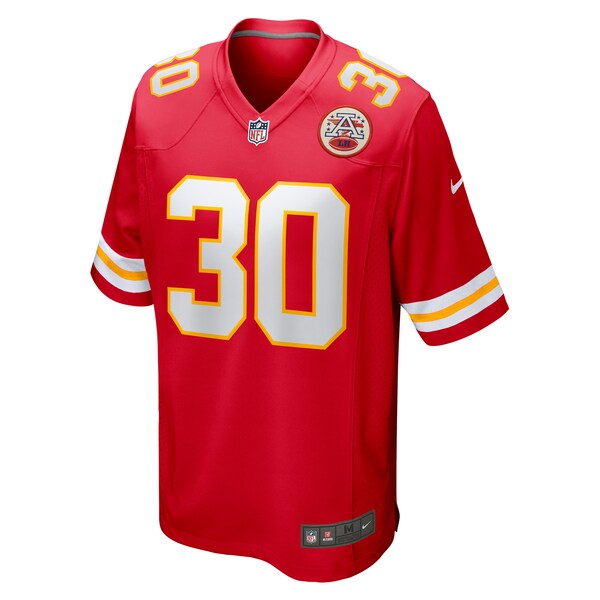 Darius Rush Kansas City Chiefs Nike Team Game Jersey -  Red