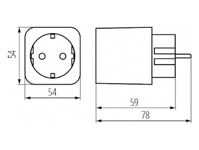 Adapter gniazda Smart S AD GN SCH