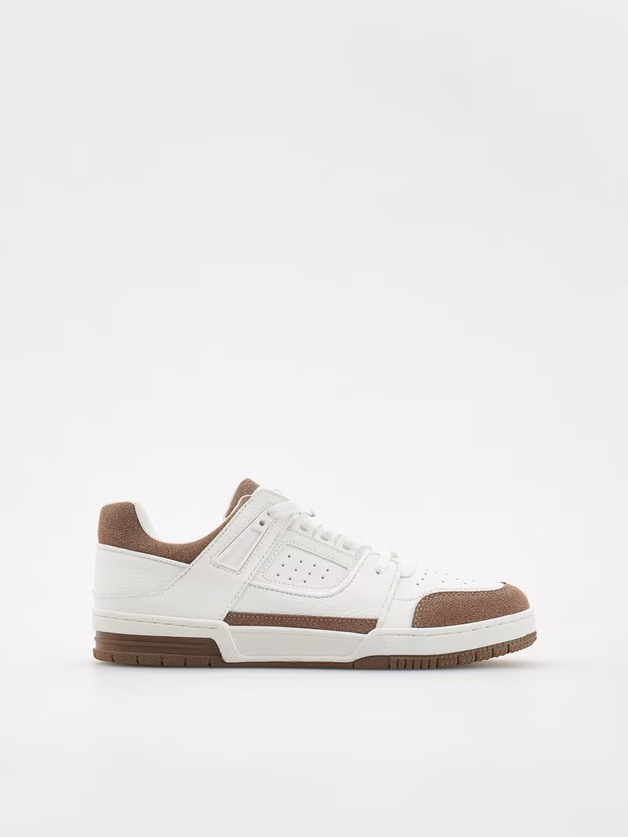 Faux Leather Sneakers