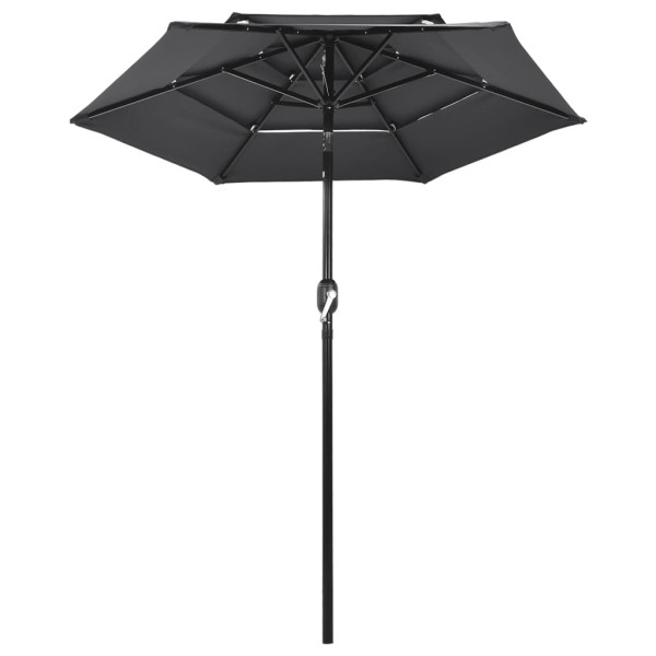Parasol ogrodowy Antracyt 2 m vidaXL