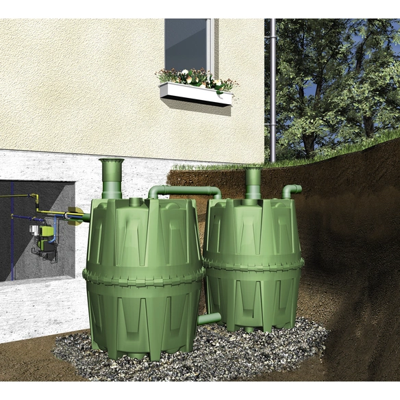 Regenwassertank »Herkules«, 1600 l, rund