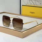 Fendi Butterfly Metal Frame Mirror Sunglasses