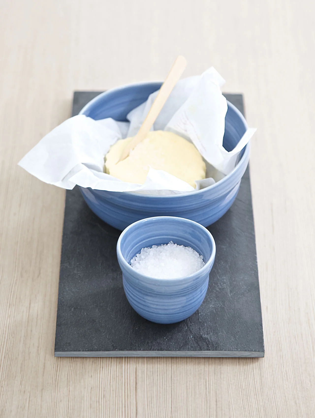becher, solid blau