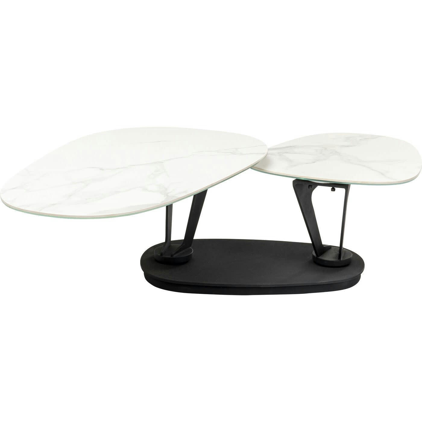 FRANKLIN - Table basse Franklin effet marbre blanc Kare Design