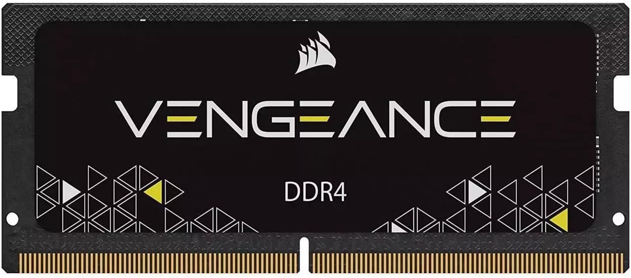 CORSAIR Vengeance SODIMM DDR4 RAM 16GB (1x16GB) 3200MHz CL22-22-22-53 1.2V Intel AMD Laptop Notebook Memory - Black (CMSX16GX4M1A3200C22)