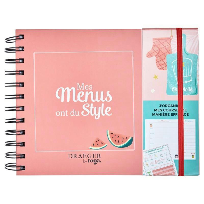 - Menu planner mes menus ont du style motif pastel