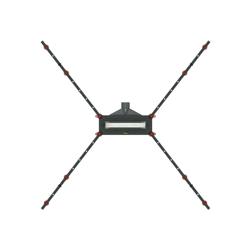 Caniveau de douche So Low extra plat inox 210 mm