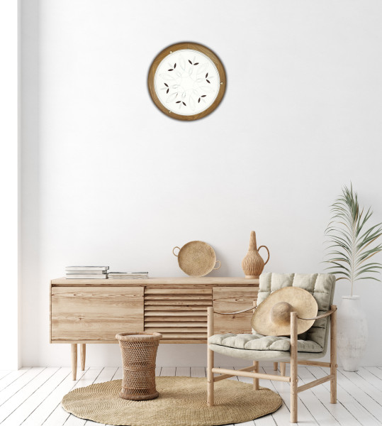 Plafonbiały okrągły 30cm RUSTICA 1xE27x40W IP20 Candellux