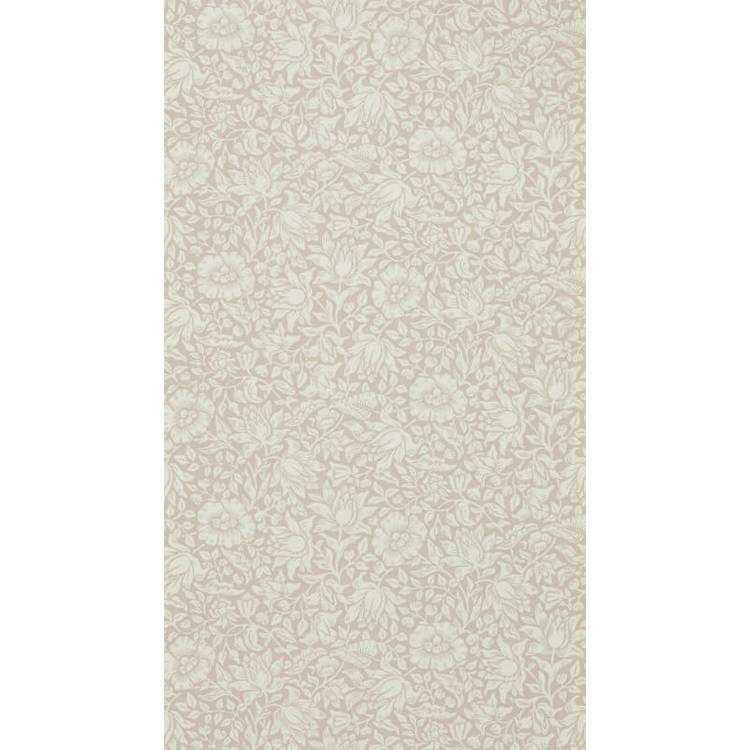 Morris & Co. Mallow Pink Floral Wallpaper