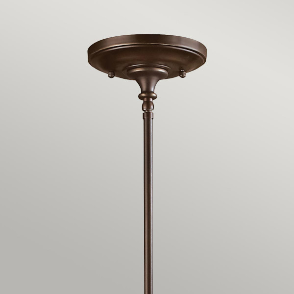 Lampa wisząca stary brąz Mayflower 1xE27x60W wym: 108x12,7x12,7 cm Hinkley