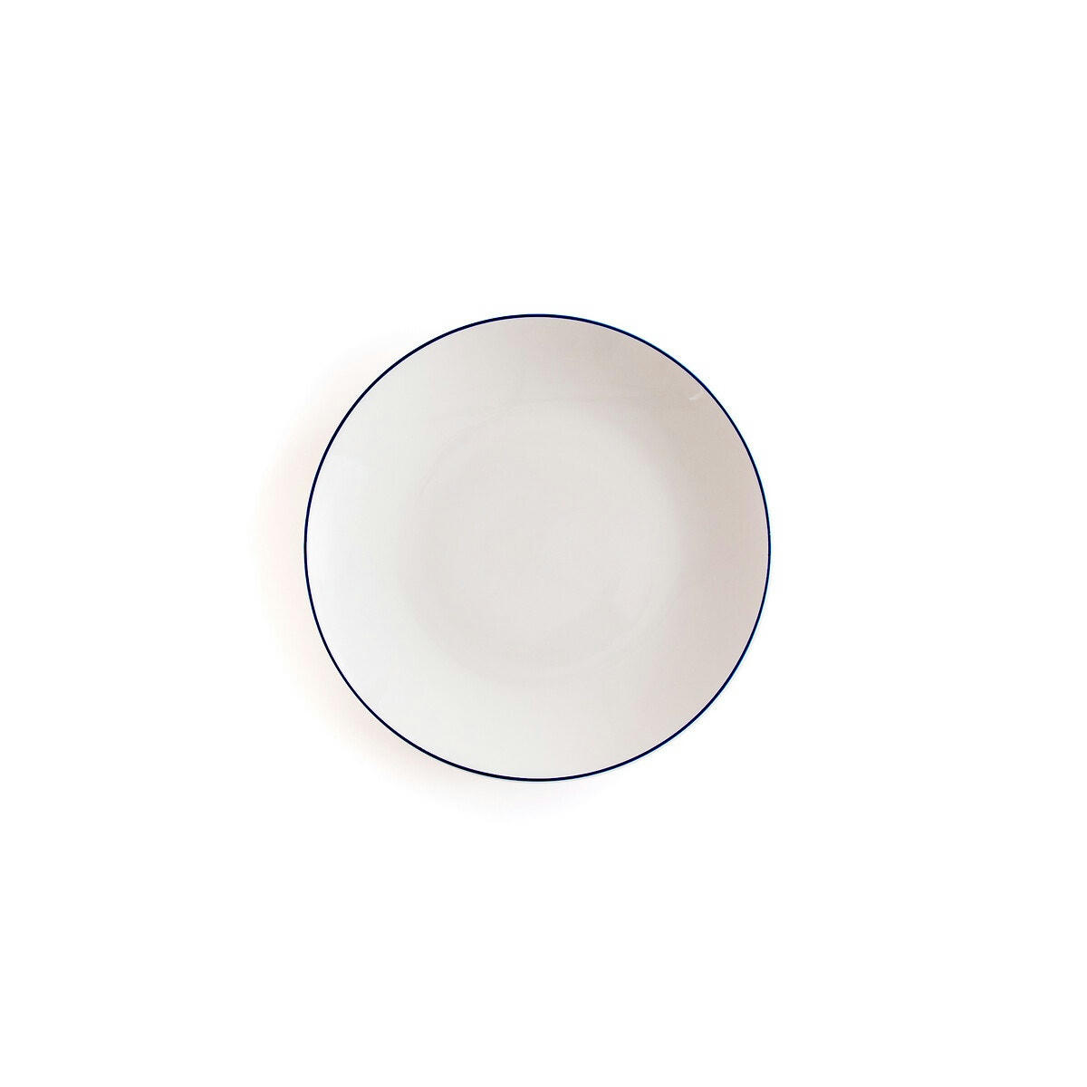 Lot de 4 assiettes à dessert porcelaine, Malo