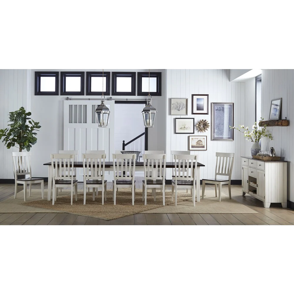 Tessa 12-piece Solid Wood Dining Set
