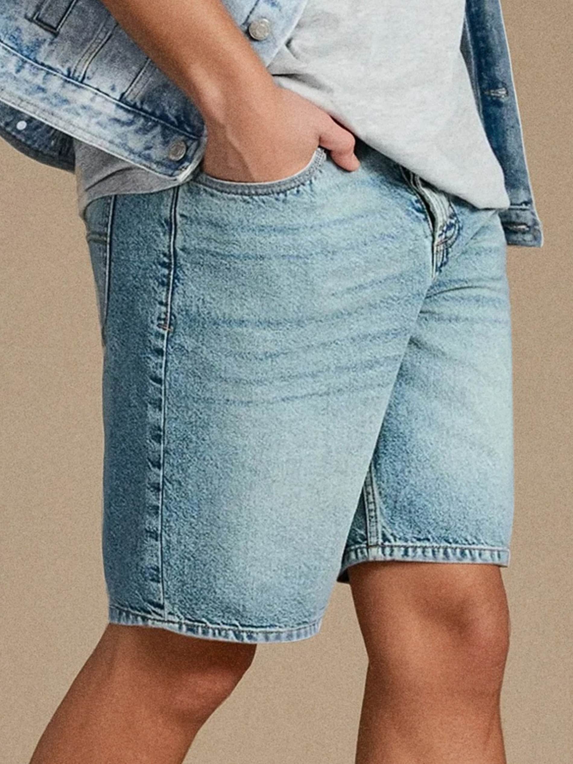 Szorty jeansowe loose