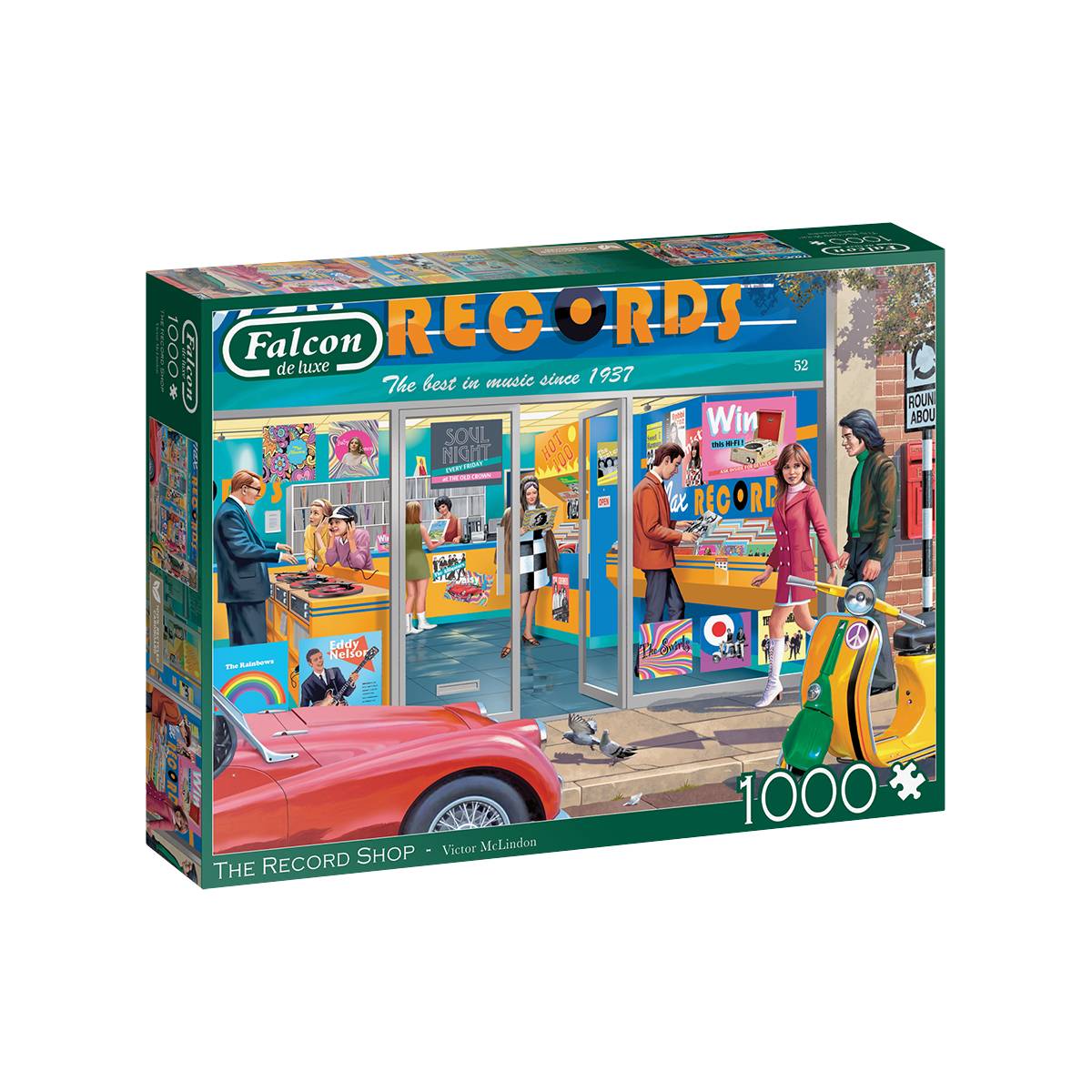 Falcon The Record Shop Jigsaw Puzzle 1000 Pieces