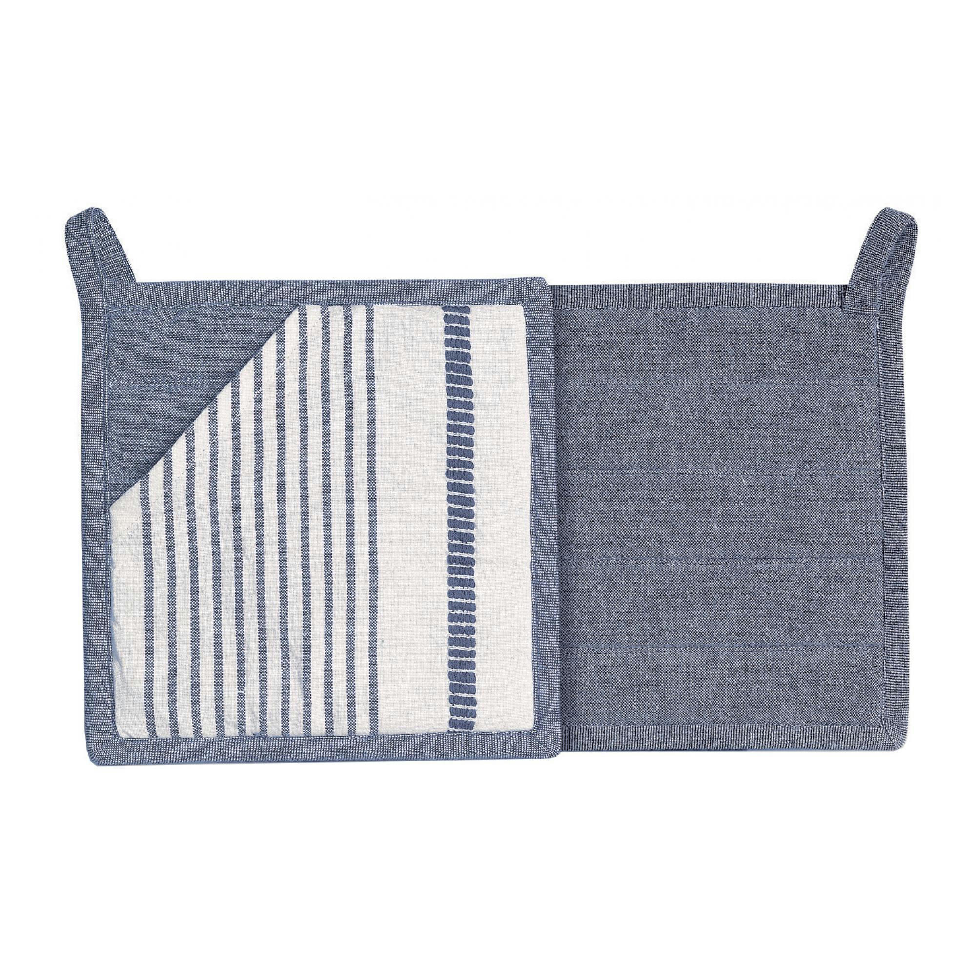 ARES - Manique 2 en 1  en coton ombre 20 x 20