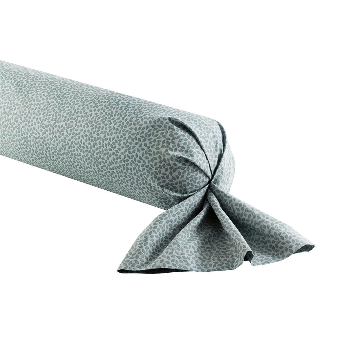 ALIX - Taie de traversin imprimée en lyocell vert sauge 43x185