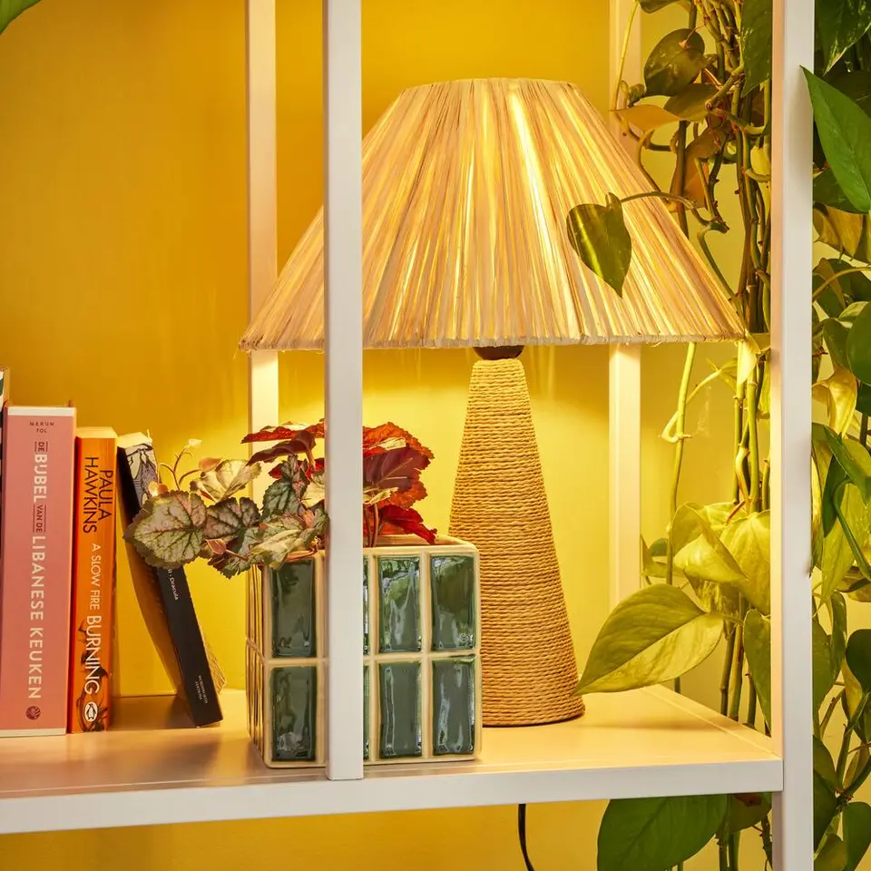 Lampenkap Rowen - naturel - &Oslash;35x18,5 cm