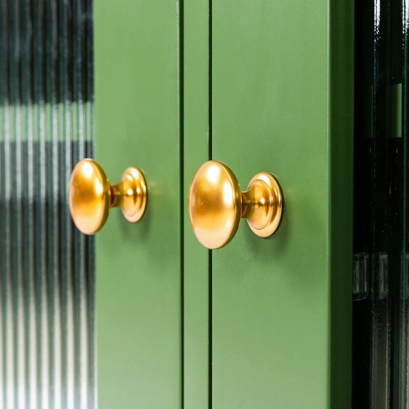 Vintage French Green TV Cabinet, Artist Home Sideboard Buffet with Glass Doors and Shelves, Accent Coffee Bar Storage Cabinet