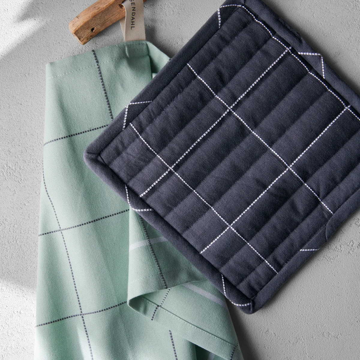 Rosendahl - Topflappen Gamma, grau (2er-Set)