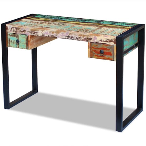 NNEVL Desk Solid Reclaimed Wood