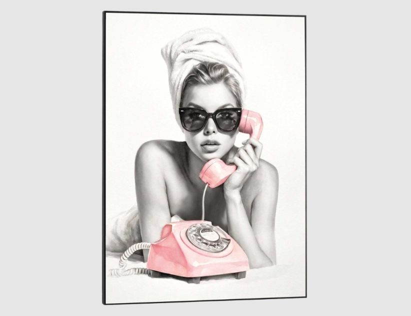 Bild Slim Frame Black Fashion Calling 50x70cm