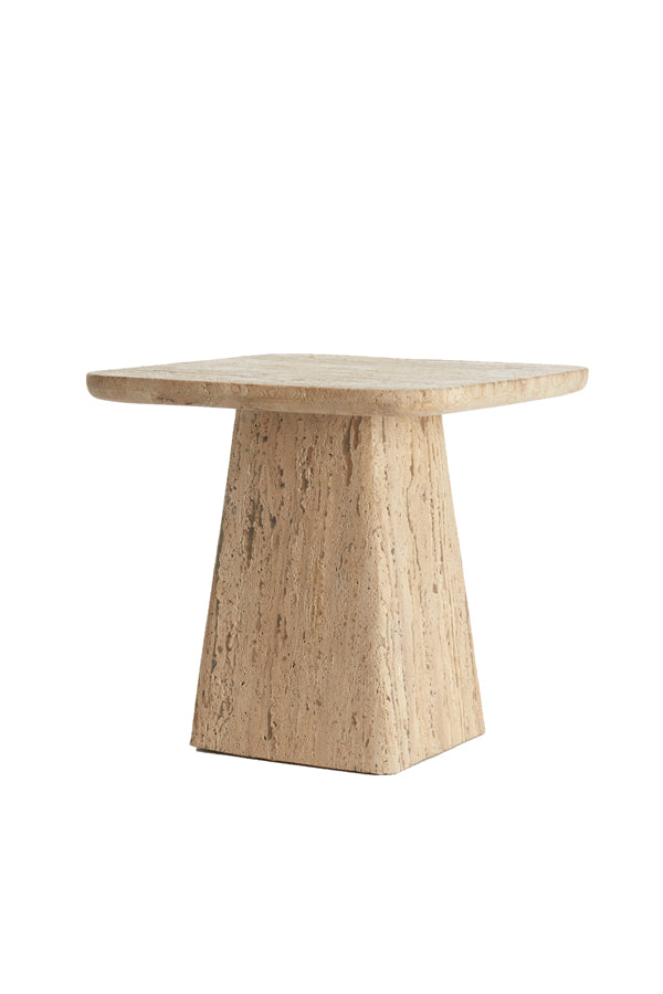 Light & Living bijzettafel KEPAMI - Ø45x42cm - bruin