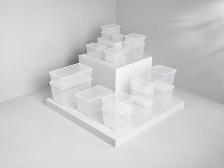 PLASTIKOWY POJEMNIK Simply  43 L do przechowywania