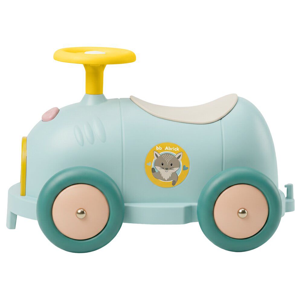 Porteur bébé bolide Abrick plastique bleu L52,5cm