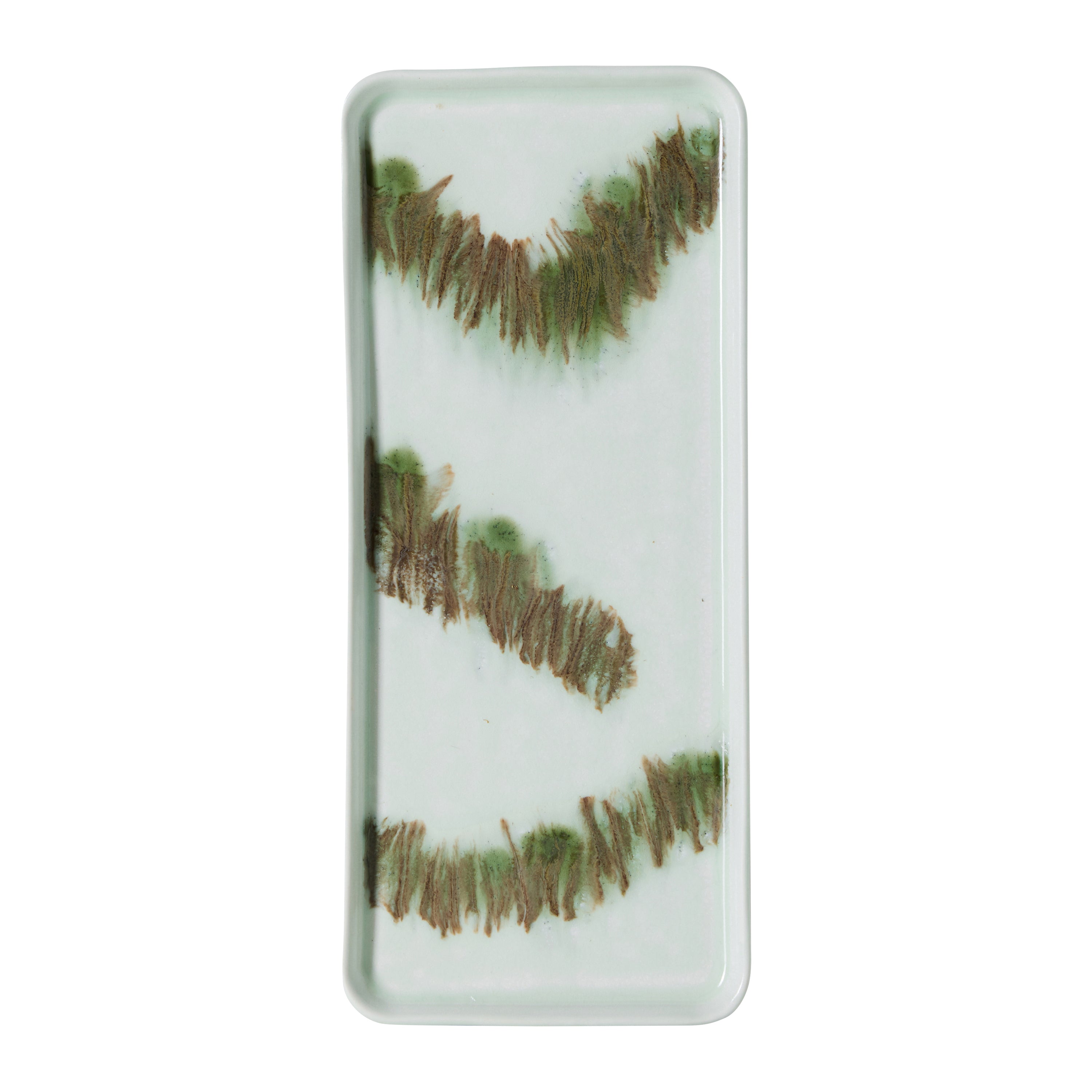 HKliving 70's Ceramics Cake Tray - Tide